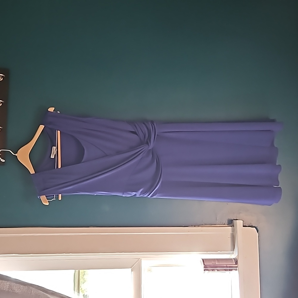 Coldwater Creek, cobalt blue dress, size 16